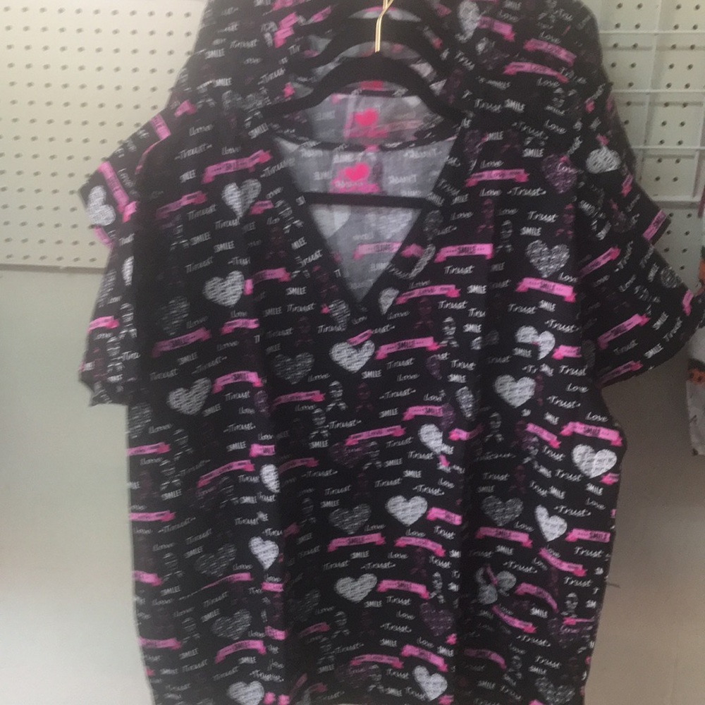 Cancer a awareness scrub shirts